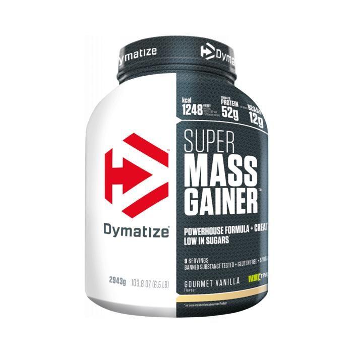 Super mass gainer 2943g gourmet vanille dymatize gainers - prise de masse