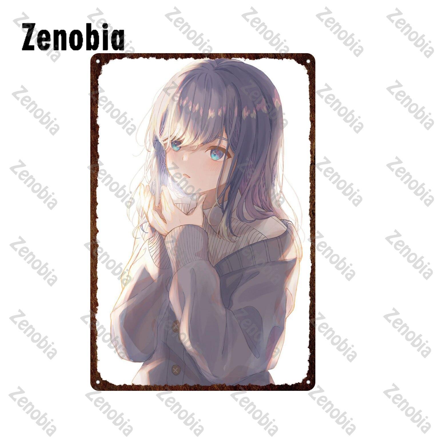 

Vintage Anime Metal Sign Professional Attire Pajamas Girls Tin Poster for Bar Pub Home Wall Decor Unique Plaque Decoration 20x30cm（7.8x11.8inch）