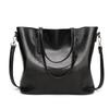 Retro Oil Wax Leather Handbag, Patent Leather Glossy Tote Bag, Trendy Women's Bag, Temperament Shoulder Bag
