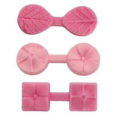 Stampo in silicone 3D con motivo a petalo di foglia, fondente fai da te, torta nuziale, strumenti decorativi, trifoglio, cottura al cioccolato