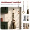 Decorative Wall-Mounted Towel Hook Heavy-Duty Wall Art Ornament Hook Ornament Wall Hanger  Bathroom