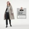 Tanboer Women's Long Hooded Goose Down Winter Coat