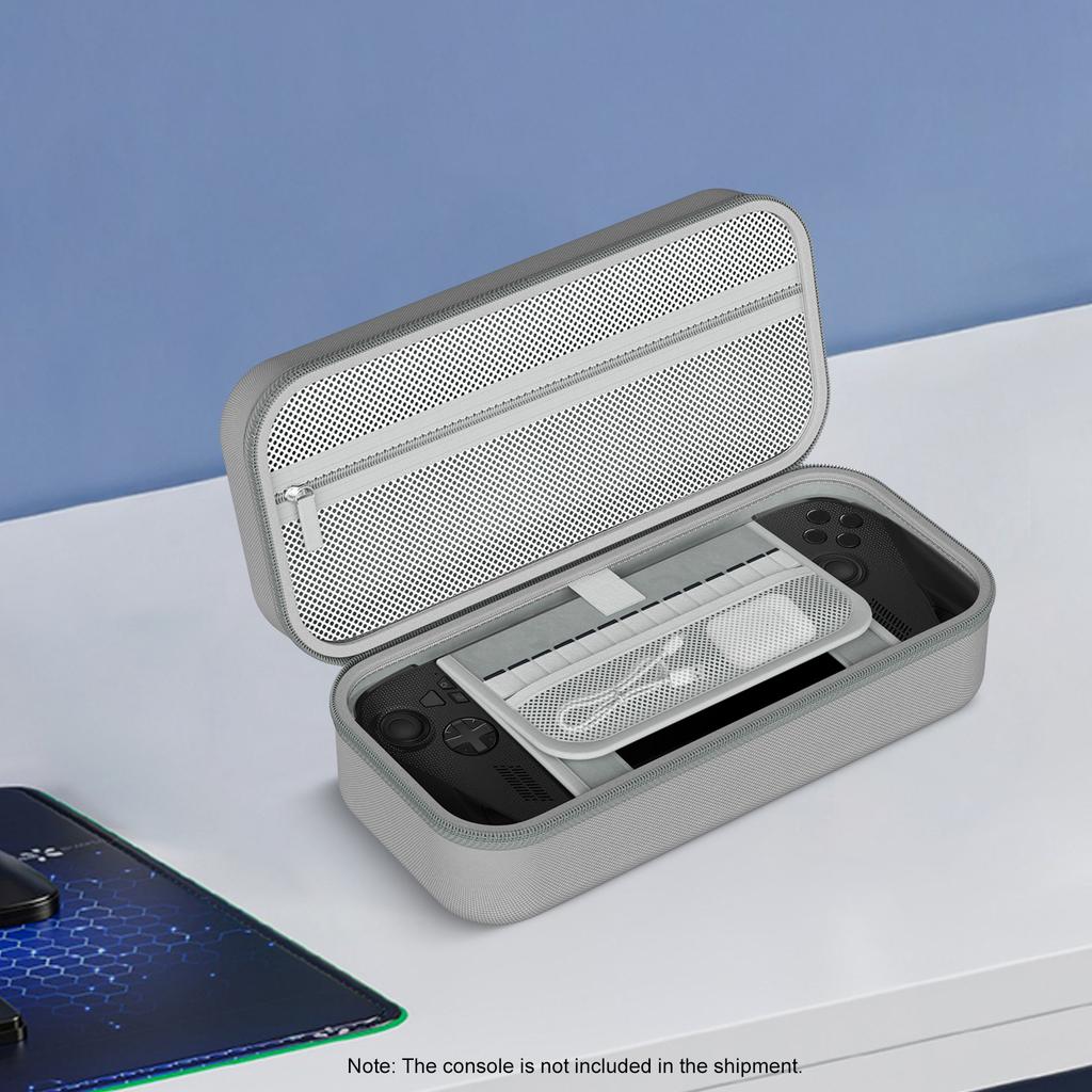 Protective Travel Case for ROG Xbox Ally/Ally X Hard Shell Shock Absorption Scratch-Resistant Storage Bag with Mesh Pocket/Stand