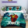 Cityscape Chaos Joker Print 3Pcs Bedding Setduvet Cover With 2 Bedropillowcase Home Birthday Gift