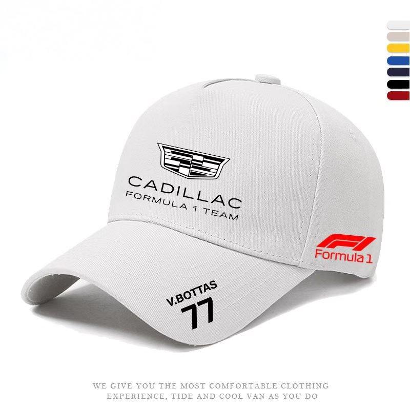 Cadillac F1 Team Formula Racing Duck Tongue Hat, Fan Hat, Outdoor Sports Sunscreen Baseball Hat