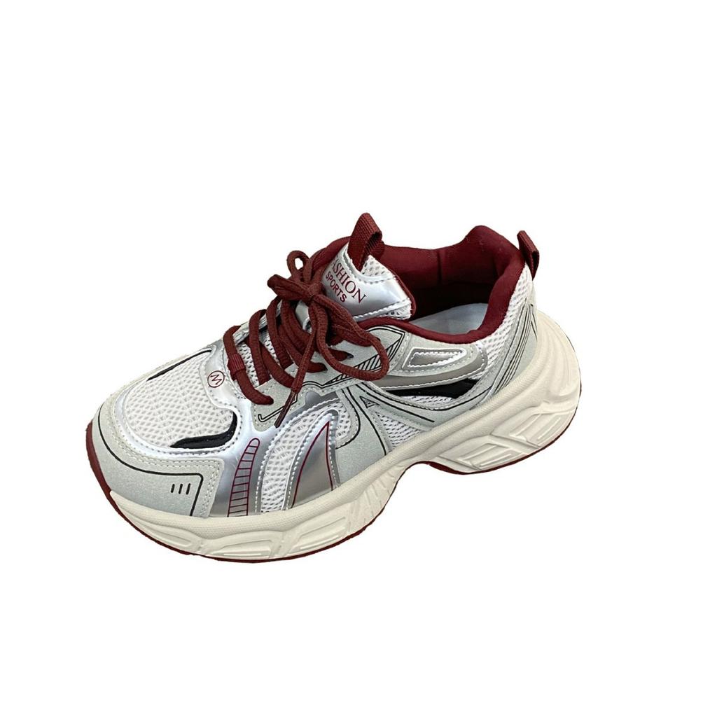 Paris popular dad shoes women 2025 spring and autumn new cotton shoes small height increase comfortable lightweight sports casual shoes