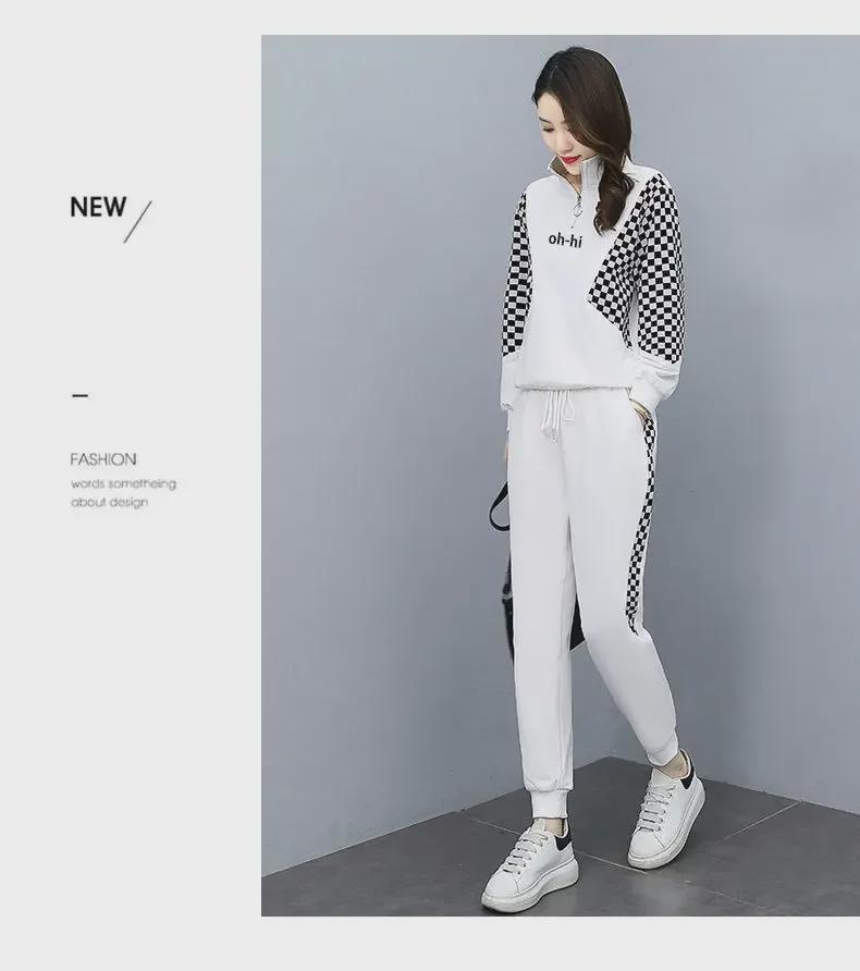 Frauenmode: Saisonale Anzüge und Sportbekleidung - Sweatshirts und altersreduzierende Hosen für Frühling, Herbst und Winter