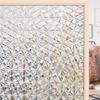 Electrostatic Glass Film Decoration Bathroom Privacy Film Easy Adhesion with Water Creates Beautiful Light Effects