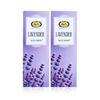 Cycle Pure Lavender Bambooless Solid Dhoop Sticks for Puja 6" Inch Pack of 2 with Free Holder, Eco Friendly & Handcrafted (50 Units, Set of 1)