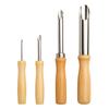 4-Piece Round Hole Punch Clay Sculpting Tool Set