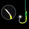 with PE Line Carp Hooks Spring Fish Hook Fish Line Hook Double-Hook Carp Fishing Hooks Barbed Hook