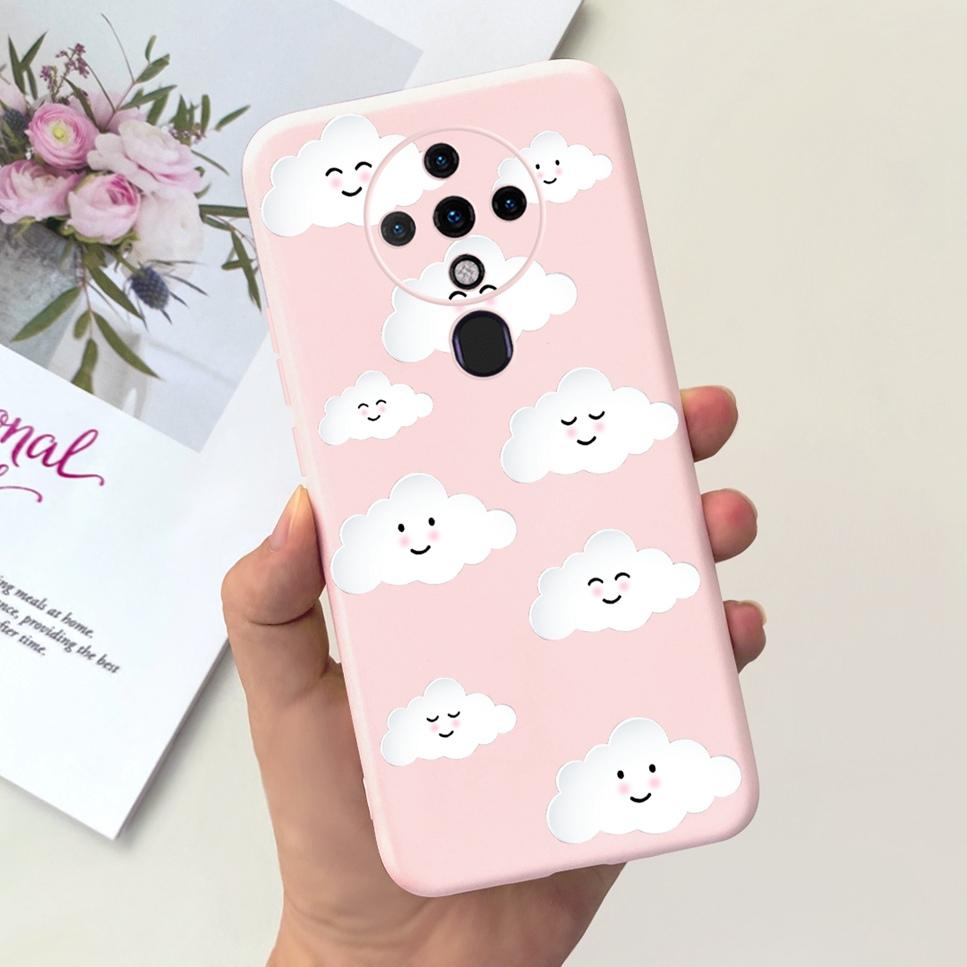 New For Tecno Spark 6 Case Space Astronaut Dinosaur Soft Silicone Black Pink Cover For Tecno Spark6 KE7 Bumper Phone Case Funda