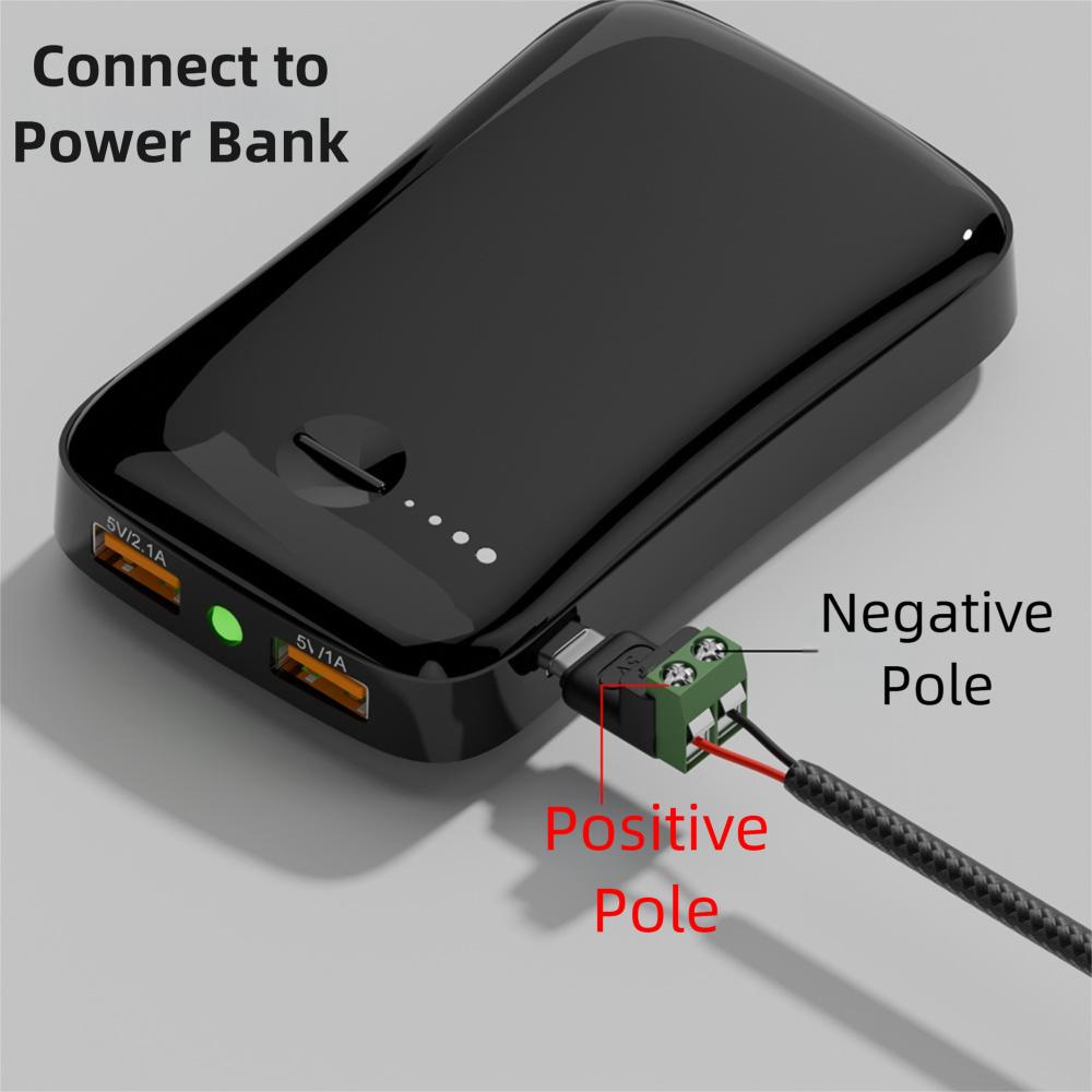 Type-C To 2 Pin Crimp Terminal Block Solderless Plug Charging Connector Phone Laptop