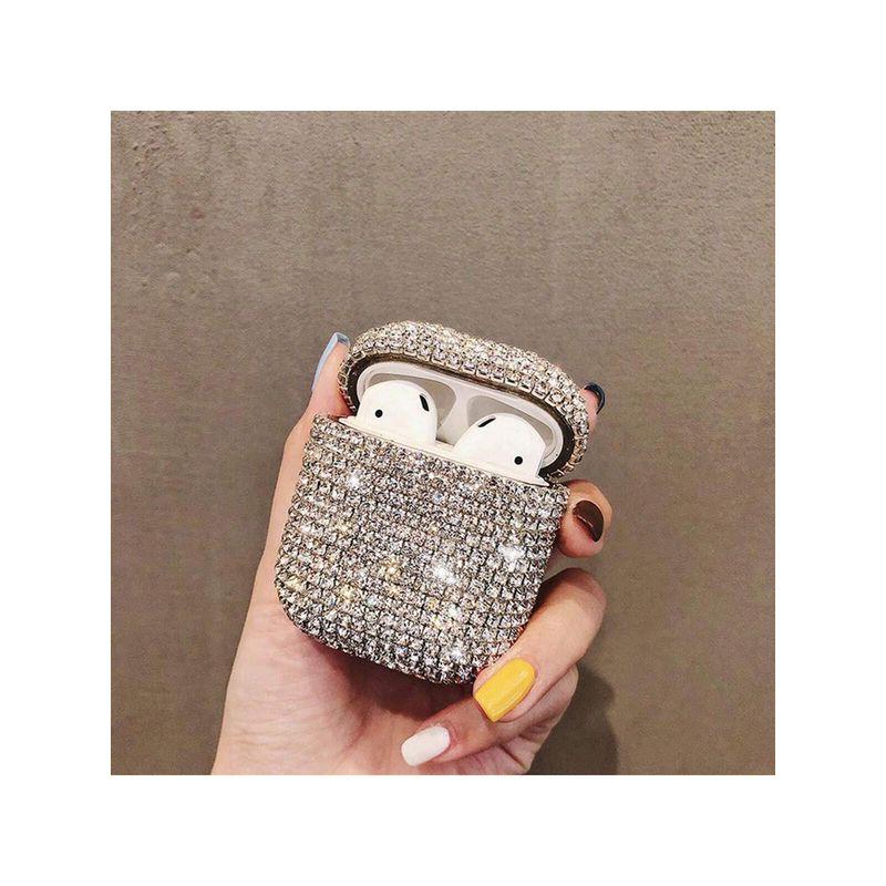 

Protective Case Airpods4 Protective Case Active Noise Reduction Apple 3 Generation Bluetooth Earbuds Case Pro 2 Earphone Sleeves Korean Fancy Elegant Apple Airpods Pro Full drill headphone set]