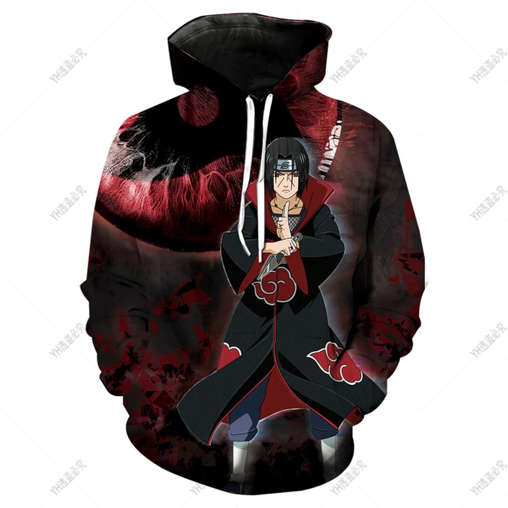 

Толстовка с капюшоном «Наруто» Для детей Детская одежда Свободная одежда с длинным рукавом Повседневный топ Японское анимеТолстовка с капюшоном для мальчиков и девочек с 3D-принтом M