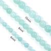 Natural Burma Jade Stone Beads 6 8 10mm Green Round Loose Gemstone Beads for Jewelry Making DIY Necklace Bracelets Accessories