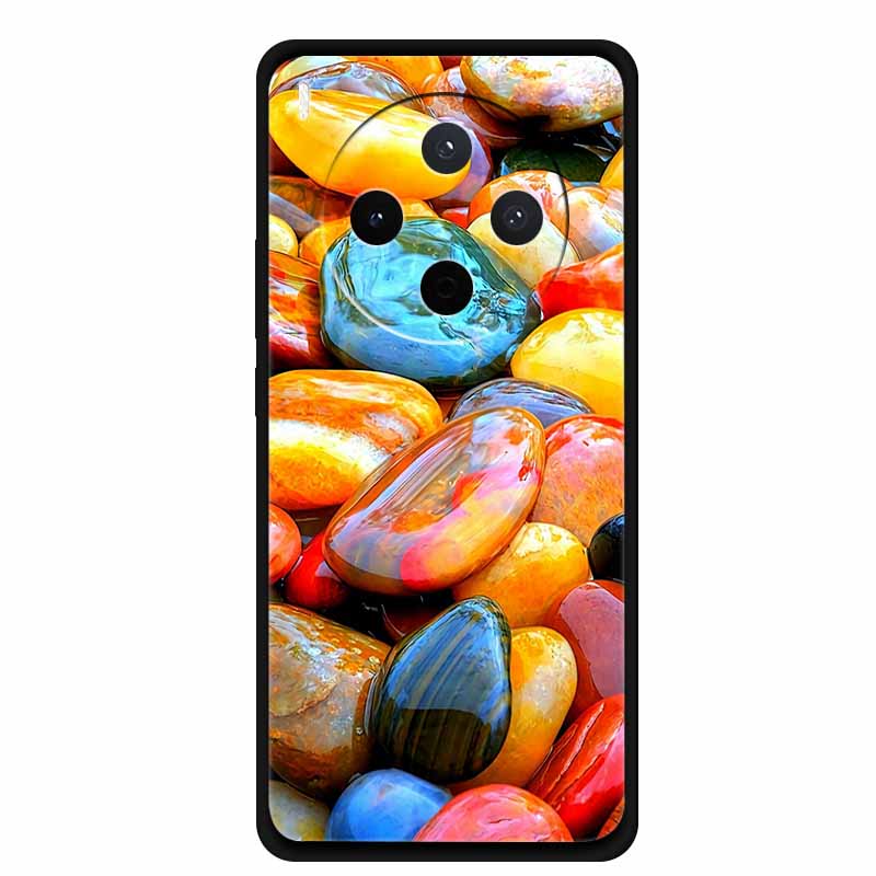 For vivo Y500 Pro 5G Case Flowers Soft Silicone TPU Phone Cases for vivoY500 Pro Shockproof Cool Wolf Animals Protective Cover