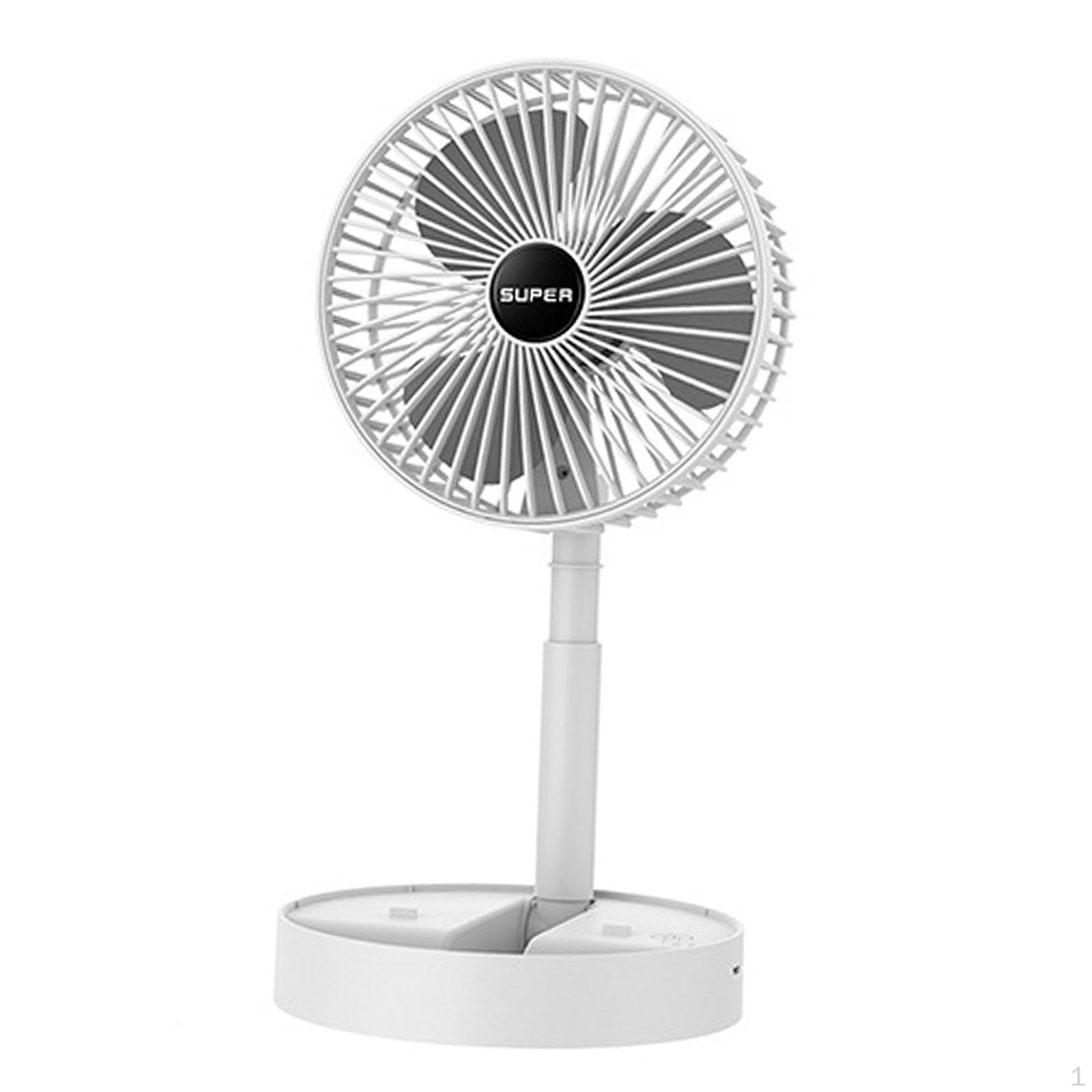 Compact USB Desk Fan with Settings for Home And Office Use белый
