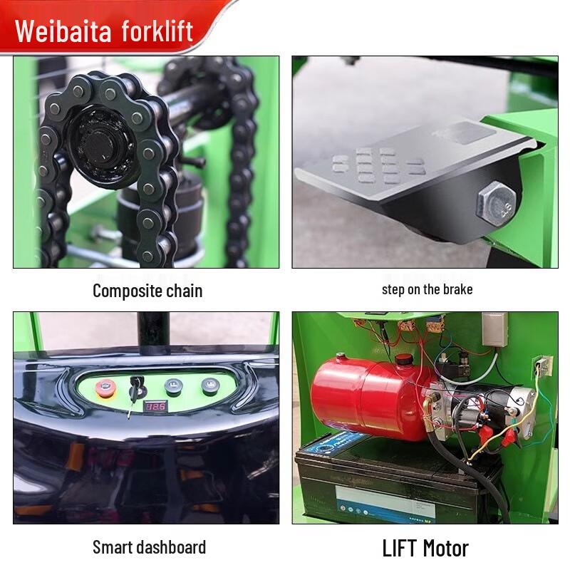 Weibaida Semi-Electric Stacker Forklift