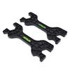 2pcs Multifunctional Double Head Shower Wrenches Plastic Bathroom Faucet Repair Tool with Bubble Level for Plumbing Tool