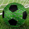 Soccer Ball Colorful Machine Stitched PVC Size 5 Team Training Competition Ready Durable High-Bounce Cool Sports Gift