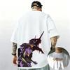 Neon Genesis Evangelion Ayanami Rei Asuka Classic Style Short Sleeve Tshirt Unisex Unisex 2026 Summer ParentChild Cotton Tee Tops