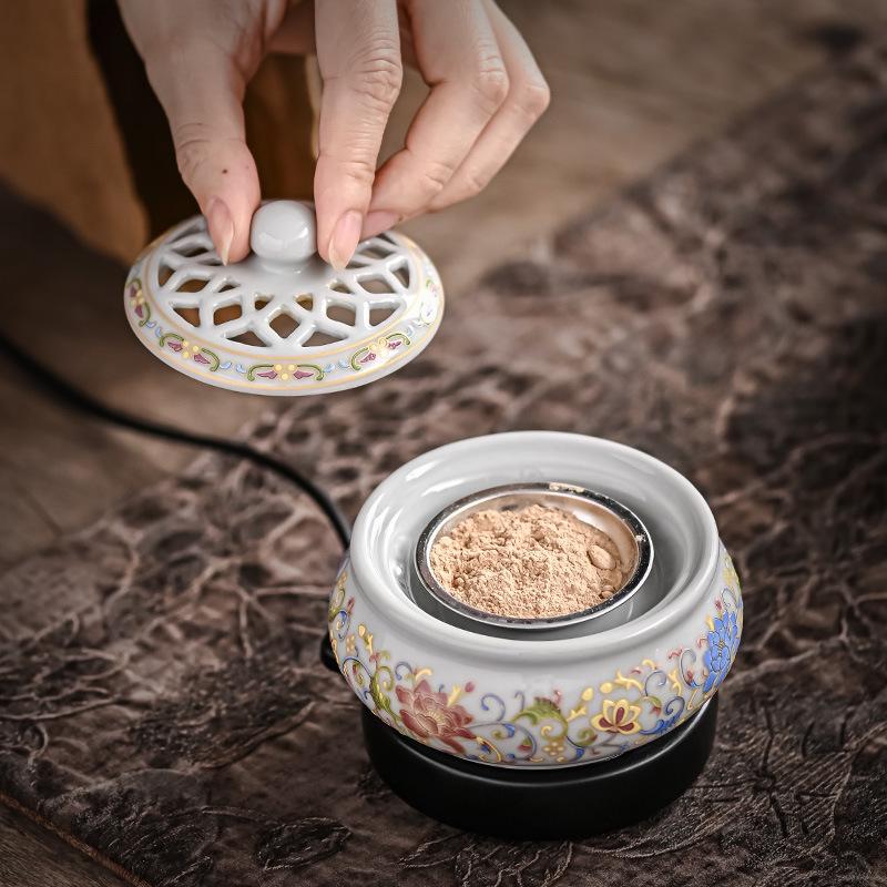 Digital Ceramic Incense Burner with Timer and Temperature Control