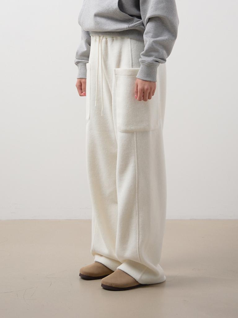 TOGE Wool Elastic Pants (Ivory)
