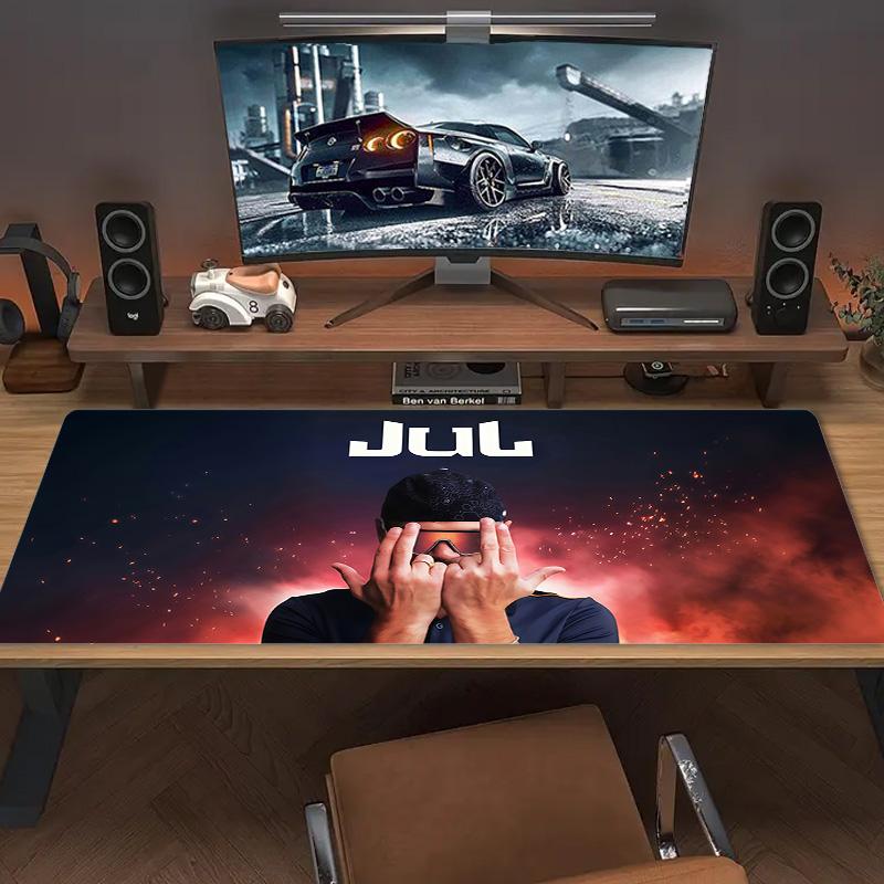 JUL Album Covers Lace Solid Color Mouse Pad Large Gaming Table Cushion Non-slip Laptop Tablet Big Mousepad XXL Mat Mini PC Playmat With Lock edge