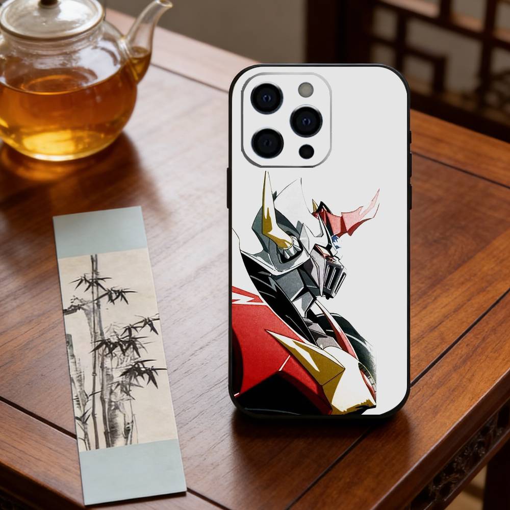 Anime M-Mado K-King Granzort Phone Case For iPhone 17, 16,15,14,13,12,11 Plus,Pro Max, Others Soft Black Cover