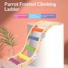 /6/8-stufige Vogelkletterleiter Vogel mattierter Stab Papageienkralle Zahnschleifstange Sitzstange Spielzeug Interaktives Vogelzubehör