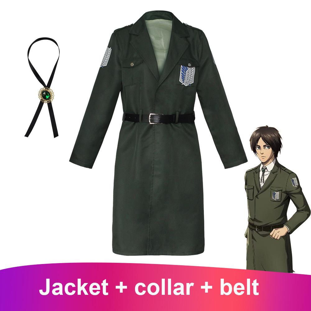 

Attacking Giant Windbreaker Hulk Investigation Corps Uniform Cosplay Uniform Army Green Coat XXXL