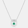 METROCITY JEWELRY Birthstone May M Basic Sterling Silver White Necklace A233SN9155WPV