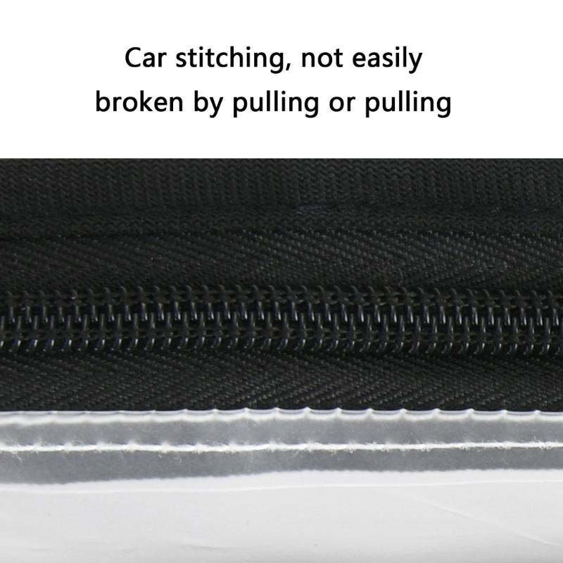 Clear Guitar Storage Case with Double Zipper Acoustic Guitars Bag Protector for 39inch Electric Guitar Accessory