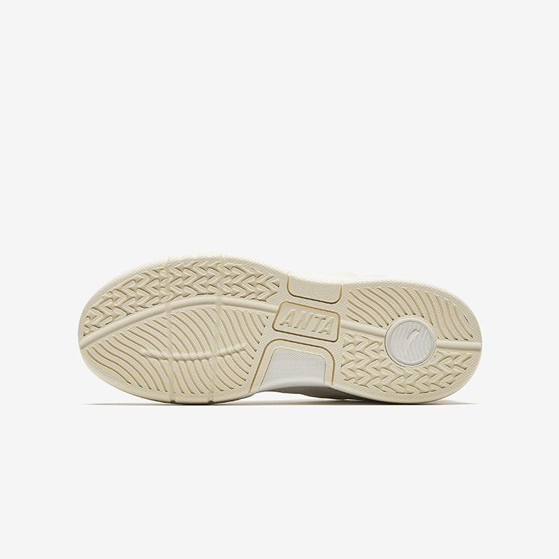 Anta Kids Bread Shoes Synthetic Leather Fabric Trendy Fashion Comfortable Versatile Non-Slip Shock Absorbing Low-Top Kids Skate Shoes 322528005