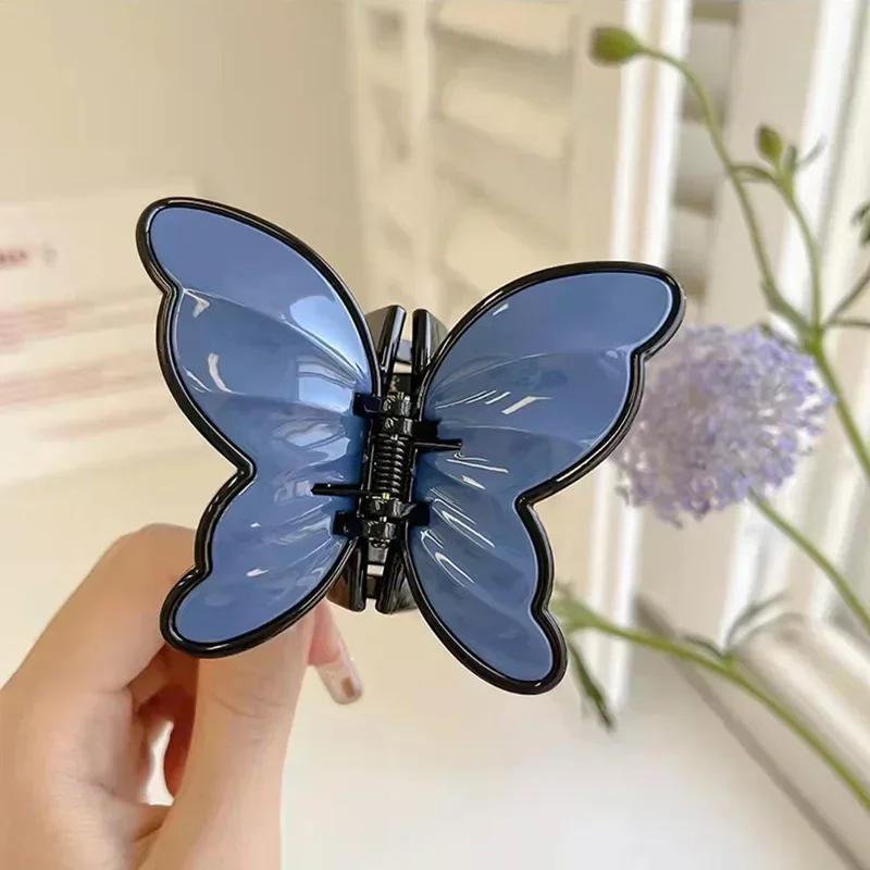 Fashion Butterfly Grasp Clip French Style Grasp Clip Hair Accessories Elegant Grasp Clip Sweet Cute Women Girls Hair Accessory белый