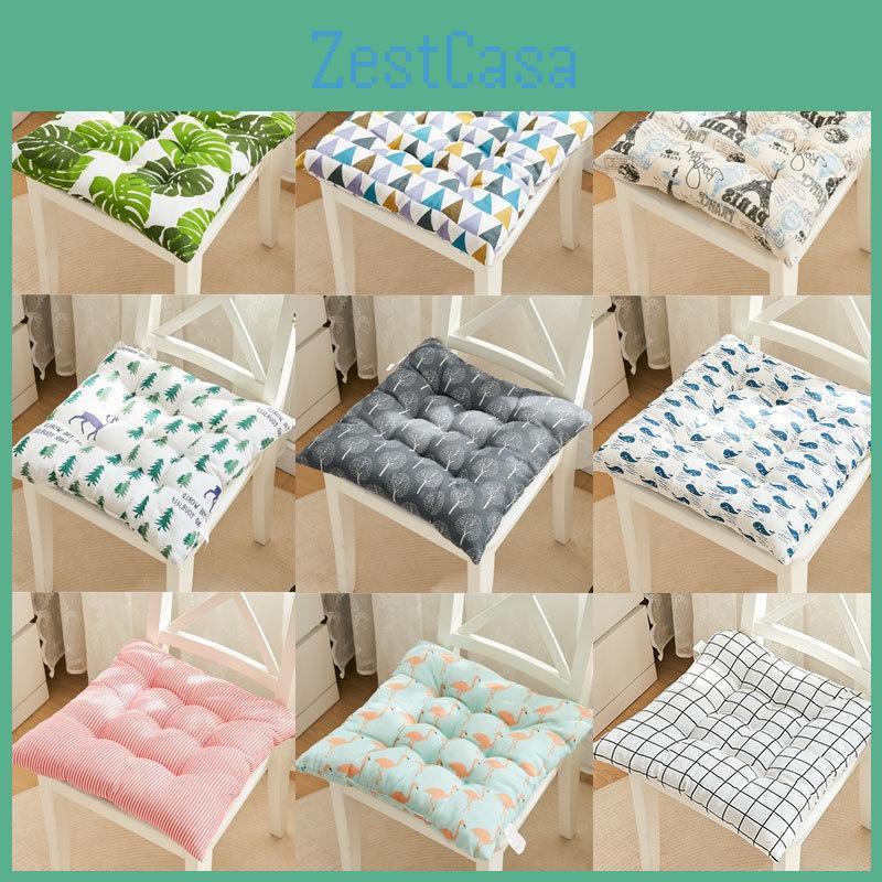 Summer Linen Thickened Cushion Cotton Breathable Office Chair Cushion Student Classroom Board Stool Tatami Round Soft Cushion