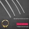 Adjustable Ring Protector: Transparent Heat Shrink Sleeve, Anti-Drop & Sealing Solution