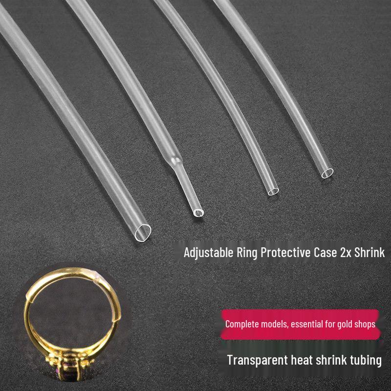 Adjustable Ring Protector: Transparent Heat Shrink Sleeve, Anti-Drop & Sealing Solution