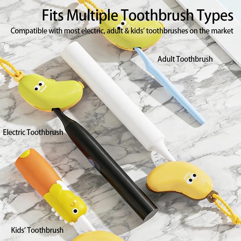 Banana Cover for Toothbrush Compact and Convenient Toothbrush Protector Travel Toothbrush Toothpaste Storage Box LXYJSN06
