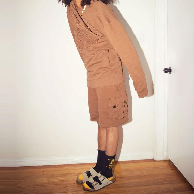 Drew House Sketch Mascot Crewneck Sweatshirt 'Brown' Men's DR-SS22-489