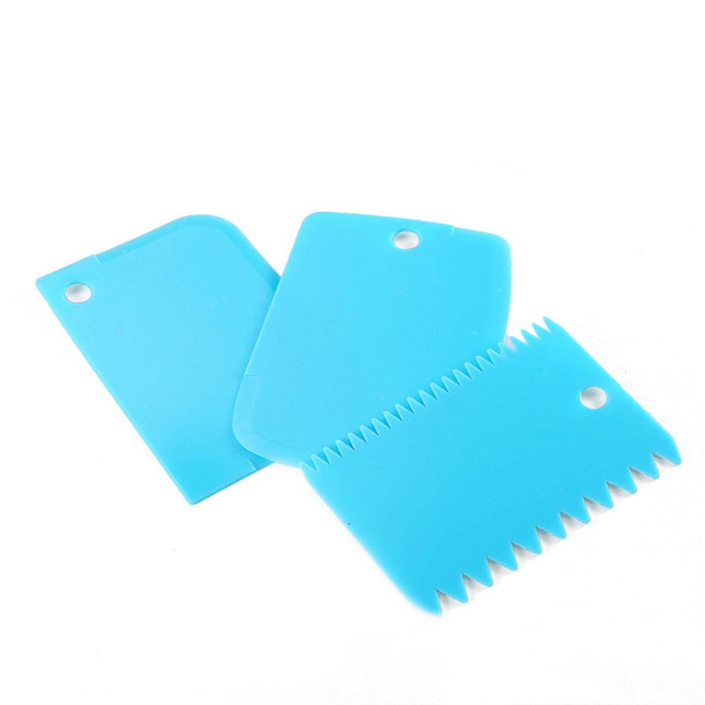 Silicone World 3PCS/Set Dough Cake Cutter Slicer Spatula for Cake Cream Scraper Pasty Cutters Scraper DIY Cake Decorating Tools