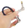 1/3Pcs Guitar Effect Pedal Patch Cable 6.35Mm Cord Low Noise Shielded Audio Cable Electric Guitar Color Braided Cable 15/30Cm