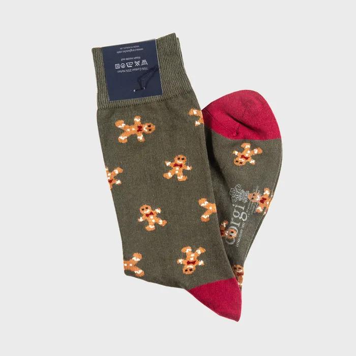 Gingerbread Man Cookie Sock