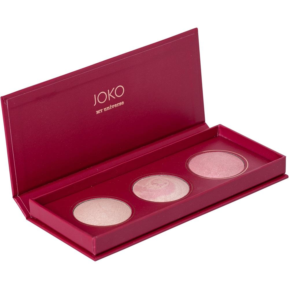 Joko My Universe Face Highlighter Palette, Trio Set of 3 X 2g