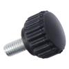 8Pcs Black Clamping Knobs M5 Thread Length Screw Grip Thumb Screw Knurled Thumb Screws  Furniture