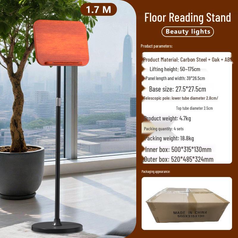 Solid Wood Adjustable Stand for Music Sheets, Books, Laptops, Projectors, and More