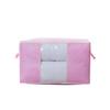 Foldable Large Non-woven Clothes Quilt Blanket Zipper Storage Bag Organizer Box