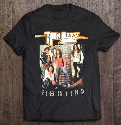 T-shirt a maniche corte unisex Thin Lizzy Fighting, taglia S-4XL
