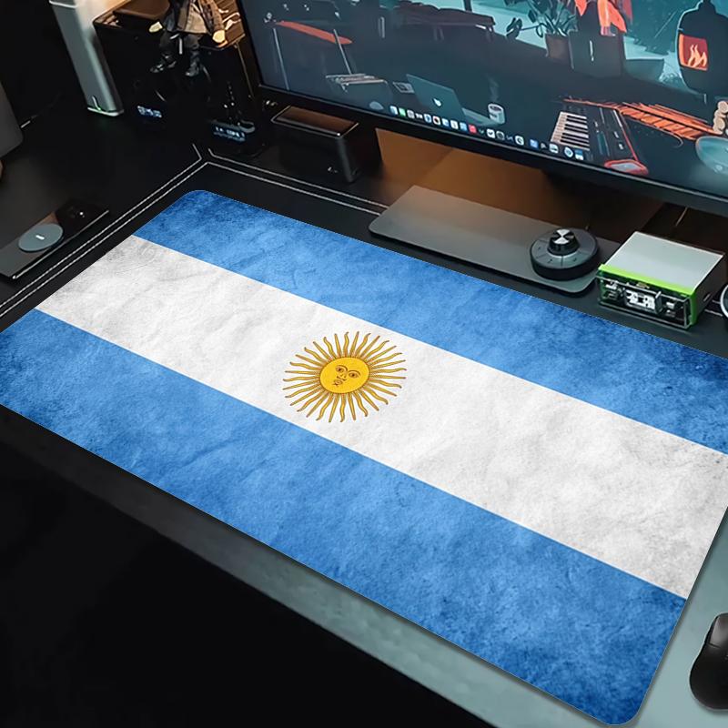 Argentina Mouse Pad Large Gaming Table Cushion Non-slip Laptop Tablet Big Mousepad XXL Mat Mini PC Playmat With Lock edge_xia